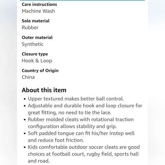 Boy/Girls Size 2 Soccer Cleats, silver/black, No Tie Closure - Picture 12 of 14